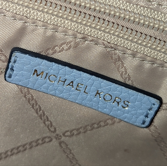 Michael Kors Slater pebbled leather backpack. main image 7